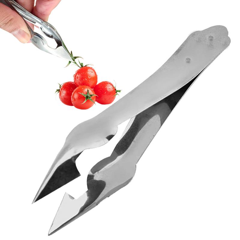 Pineapple Eye Corer Fruit Vegetable Knives Stem Remover Clip Strawberry Huller Peeler Stainless Steel Tweezers Kitchen Gadgets