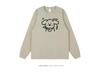 Adorable Cartoon Puppy Long-Sleeve T-Shirt - Soft, Versatile, Pure Cotton for Students & Fashionable Girls, Perfect for Autumn/Winter.