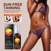 Body Self Tanning Drops, Sunless Tan Suntan Oil Body Face Self Tanner with Safe Use Design for Healthy Beautiful Skin and Glamour