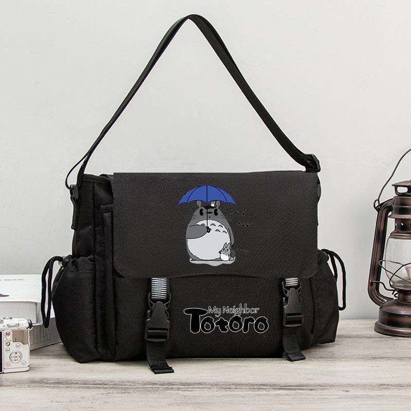 Totoro Miyazaki schoolbag boys and girls junior high school students backpack cartoon animation backpack fashion trend travel bag