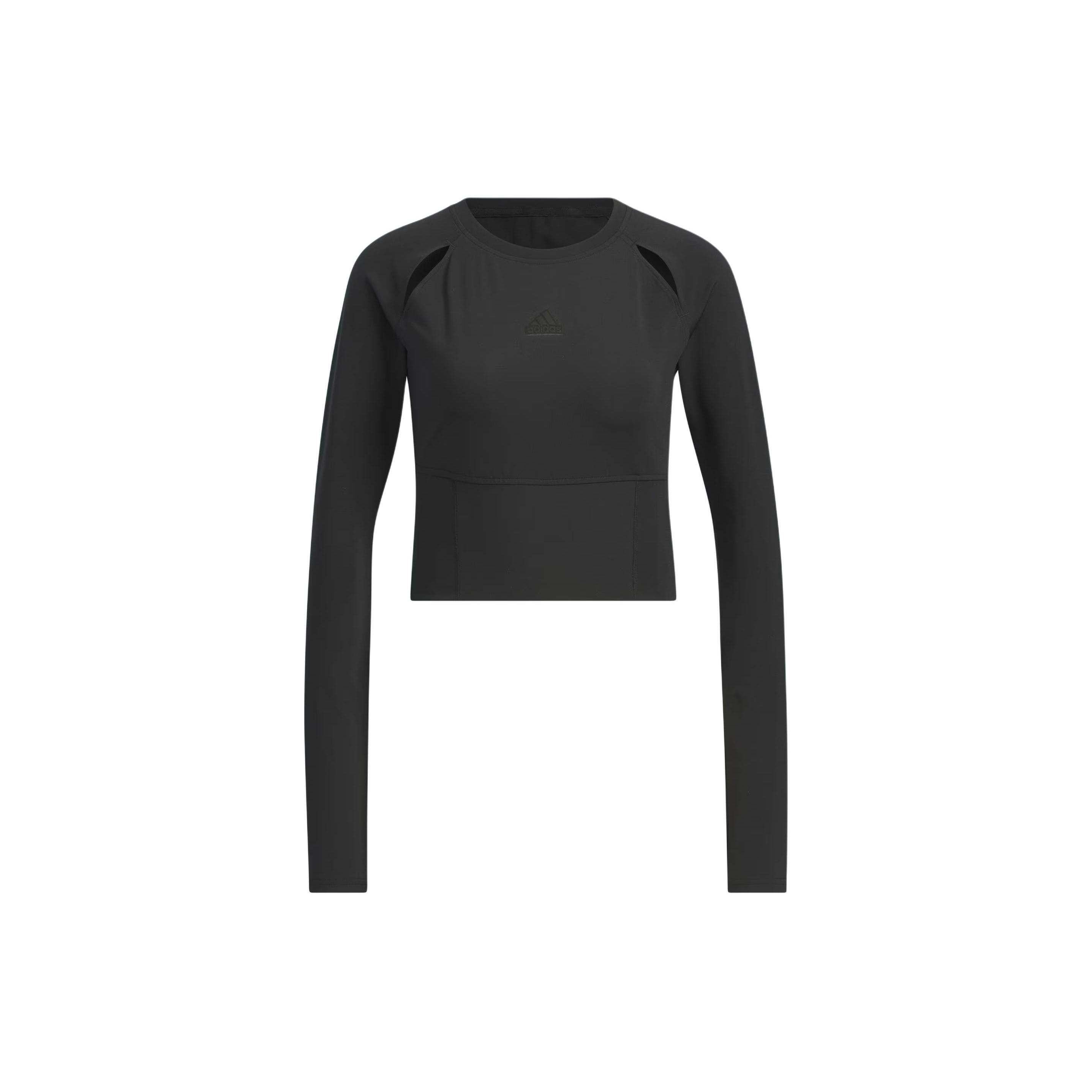 

New Adidas Raglan Sleeve T Shirt Women s Black JJ1588 M