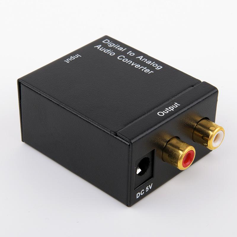 

Digital to Analog Audio Converter SPDIF Optical to RCA PS5 Decoder