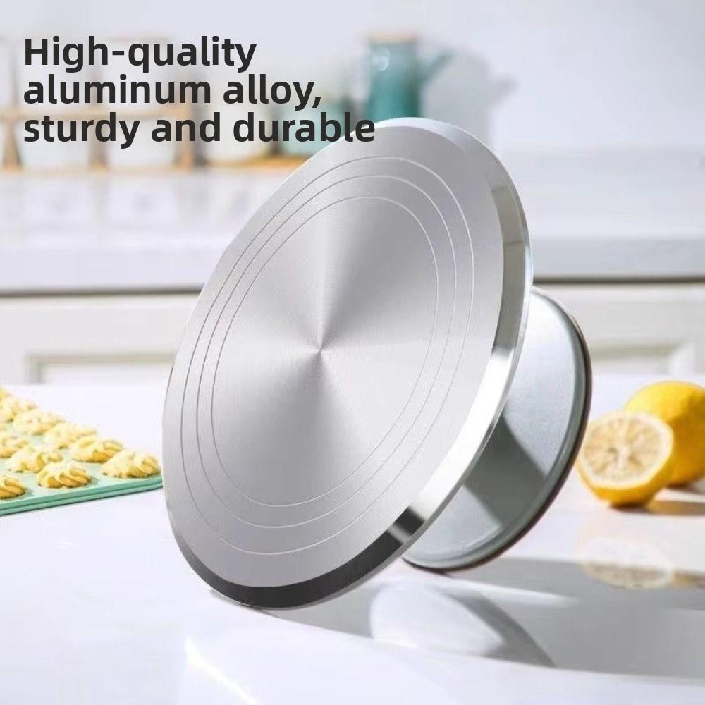 10 Zoll Drehbarer Kuchenständer Rutschfester Kuchen Dekorationshalter Professioneller Kuchen Drehteller Küche