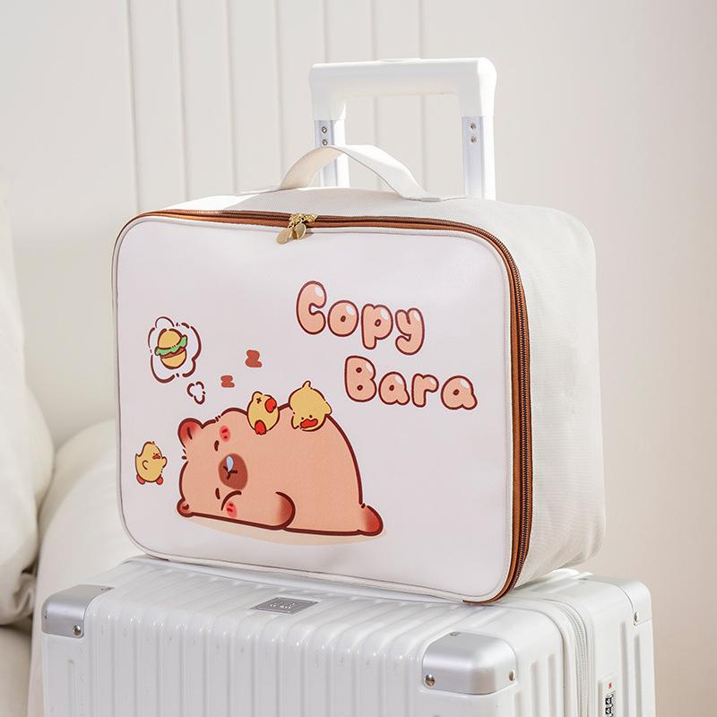 Capibala Trolley Bag Portable Waterproof Crossbody Bag Travel Small Object Storage Bag Advanced Lightweight Messenger Bag
