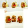 Entzückendes Capybara Plüschtier Weiche und niedliche Stofftierpuppe Geschenk für Mädchen