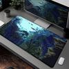 HD Printing MousePad Game Monster Hunter Wilds Mouse Pad Natural Rubber Keyboard Mat Office Desk Mat Computer Gaming Accessories