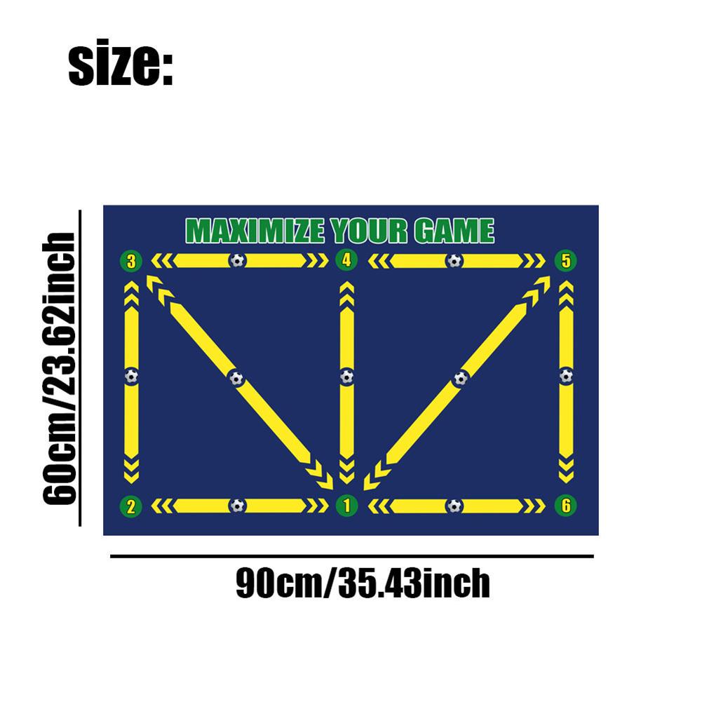 Football Training Mat Foldable Training Pace Ball Handler Equipment Football Corner Field Training Mat Indoor Ourdoor Equipment