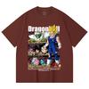 230 Gsm 100% Cotton Dragon Ball V6 Majin Vegeta Print Unisex Heavy Cotton T Shirt