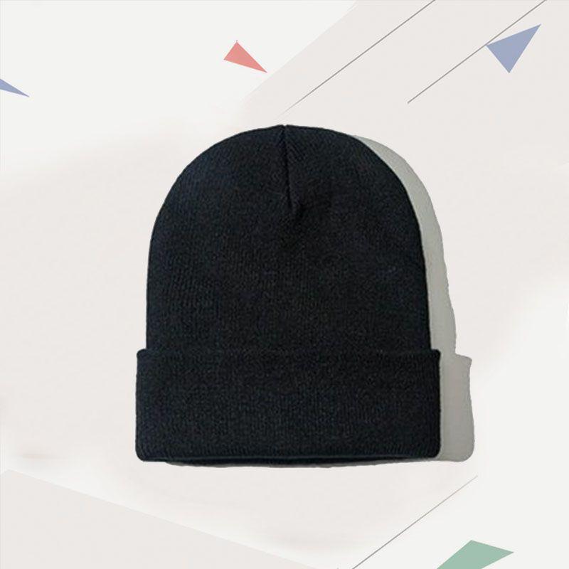 Custom Logo Winter Warm Beanie Personalized Embroidered Knitted Hat Team Stocking Skull Balaclava DIY