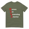 Morons Are Governing America Anti Trump Political TShirt TShirt