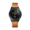 20mm Genuine Leather Watch Band Wristband with Hand Sewn Edges for Samsung Galaxy Watch Active