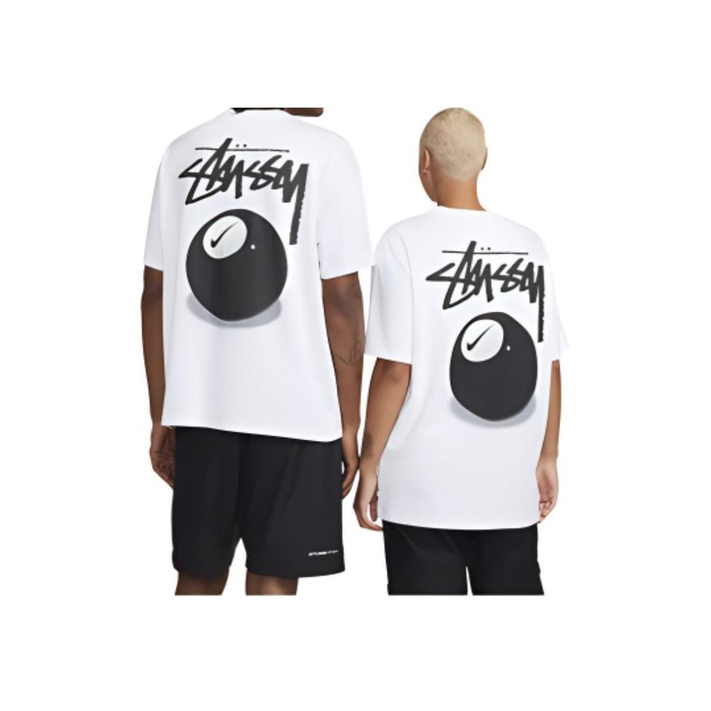 Nike Camiseta X Stussy 8 Ball Branca Tops Unissex DO9322-100