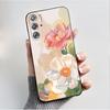 Per ZTE nubia Red Magic 9 Magic9 9S Pro Plus 5G Custodia Moda Farfalle Fiori Sottile Nera Morbida TPU Retro Opaco Copertura Protettiva