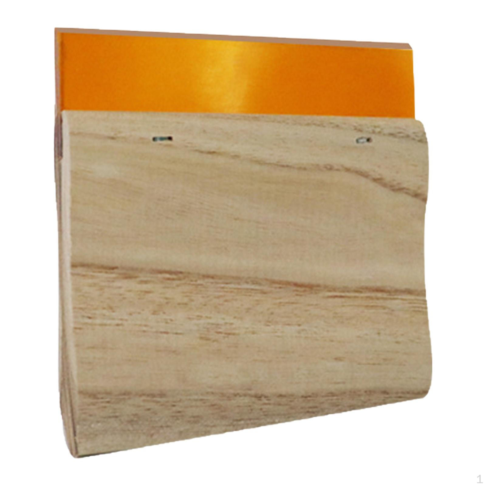 

Equipped with 75 Hardness Rubber Non-Slip Wooden Handle for Manual Use Water And Oil Based Inks 10cmx3.5cmx0.7cm