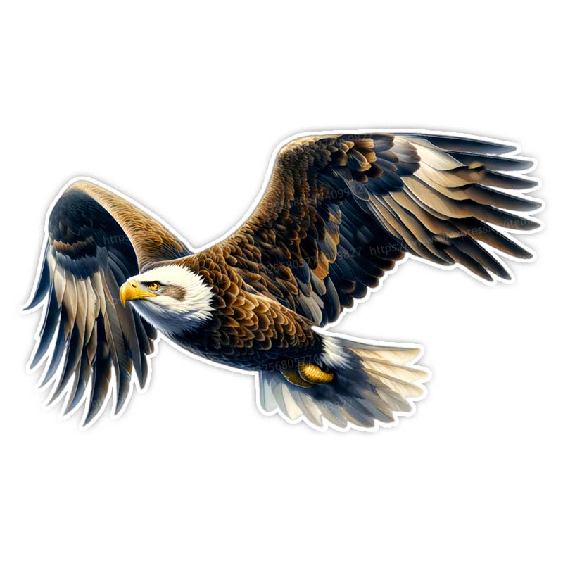 The Flying Eagle Spreading its Wings Soaring Car Sticker Waterproof Vinyl Decal Self-adhesive Decal For Car Accessories SH603