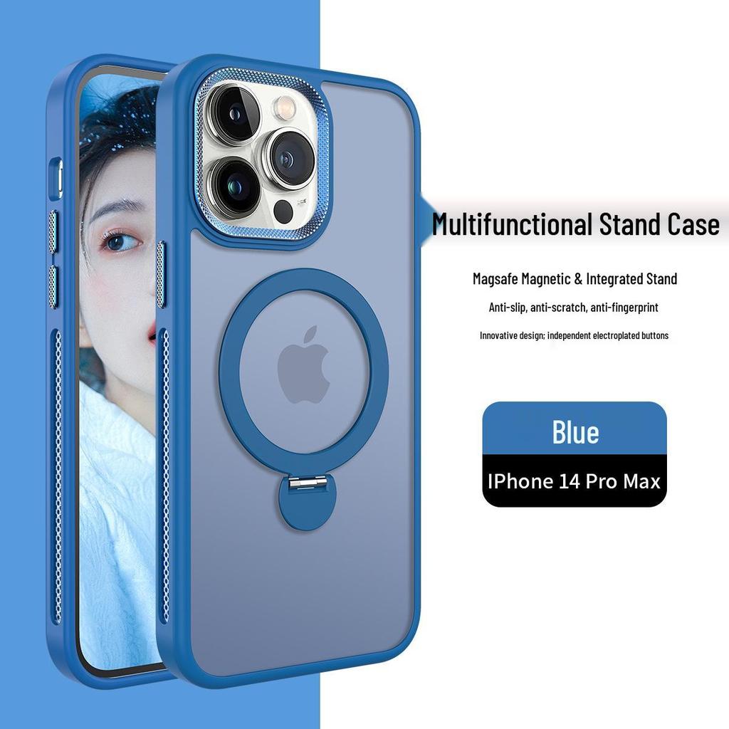 iPhone 17 Pro Max 360° Magnetic Stand Case with Heat Dissipation & Full-Coverage Anti-Drop Protection