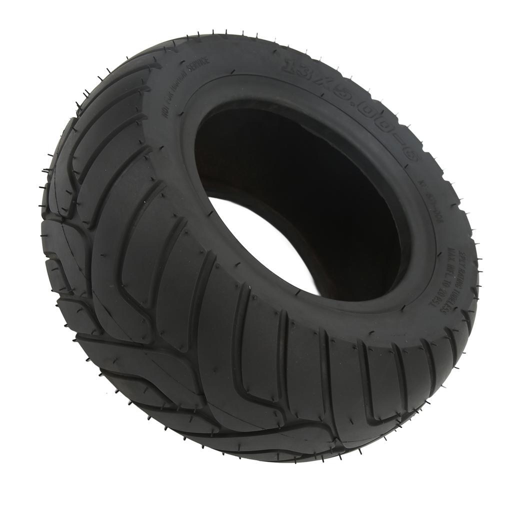 Rubber Tire Shock Absorption Anti Skid Vacuum Tubeless Tire Replacement for Go Kart Electric Scooter 13in
