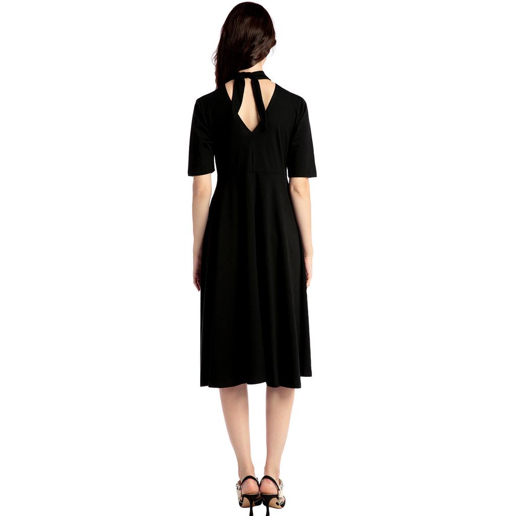 European and American Medium and Long Dresses, Fashionable Pure Cotton Women's Clothing, a Popular Temperament