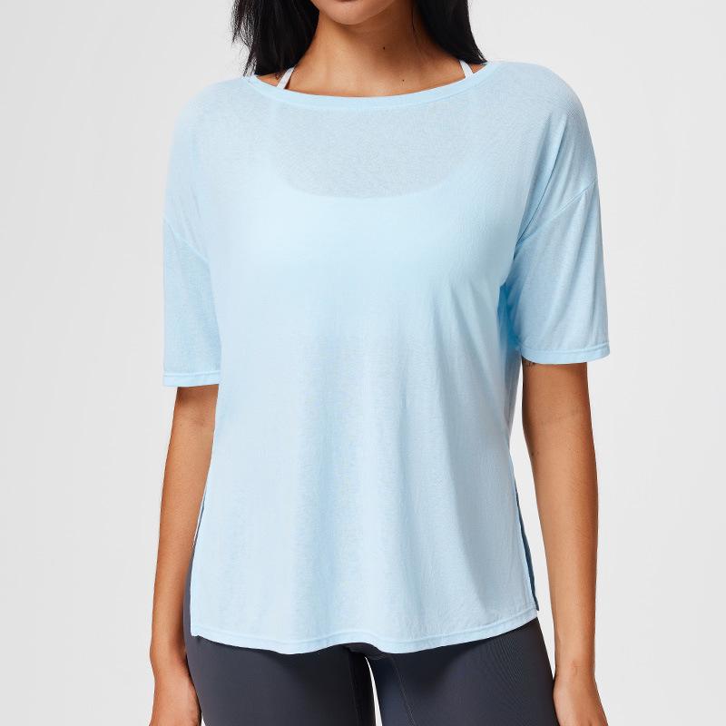 

Women s Lightweight Loose Mesh Long Sleeve Pilates & Yoga Shirt S