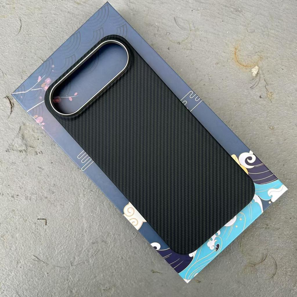 For Magsafe Magnetic Case For iPhone 17 Pro Max Real Carbon Fiber Color Aramid Fiber Cover for iPhone 17 Pro/17pro Max Case Capa