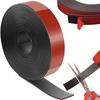 Ailunate Magnetic Sheet, Strong, Double-Sided, Thin, Rubber Magnet, Adhesive Tape, Black (3cm Wide X 5m Long)