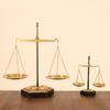 Creative Desktop Ornament Retro Nostalgic Old-fashioned Handmade Wrought Iron Balance Craft Scale Porch Window Decoration