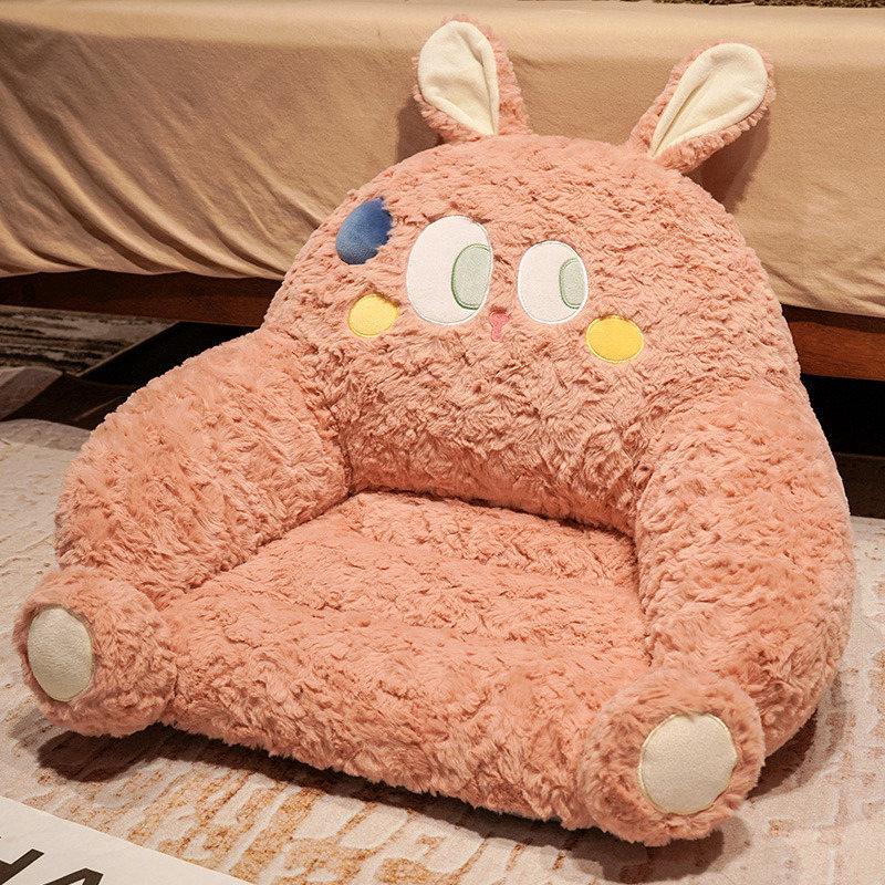 Cute Cat Plush Hip Seat Cushion Lazy Integrated Sofa Cushion Cute Rabbit Thickened Tatami Seat Cushion Girl
