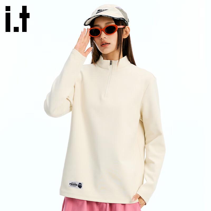 Fingercroxxit Unisex Quick-Dry Half-Zip Long Sleeve Top 3XL