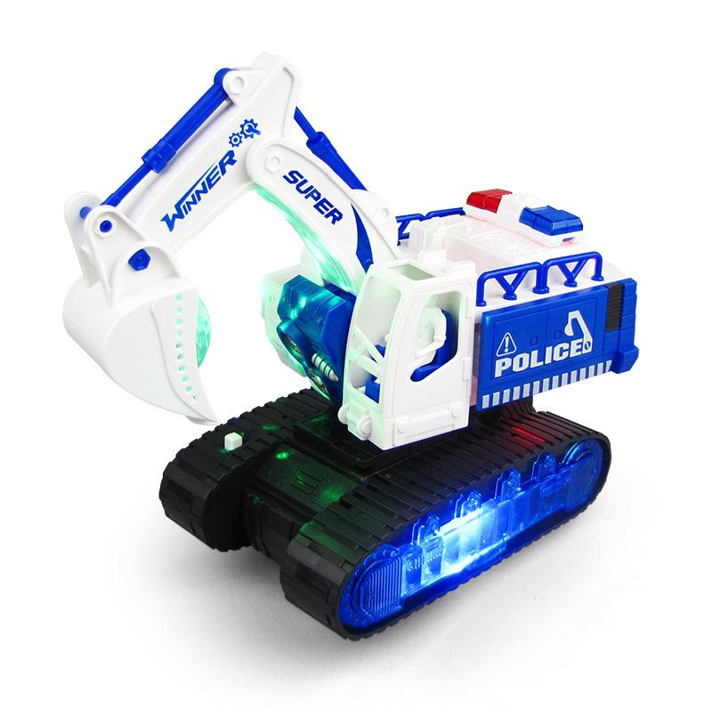 

Электрический универсальный деформационный экскаватор инженерная модель транспортного средства светомузыка детские игрушки белый