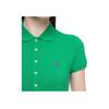 Polo Ralph Lauren Solid Color Logo Embroidered Short Sleeve Polo Shirt Women Tops Green WMPOKNINN810297-D08