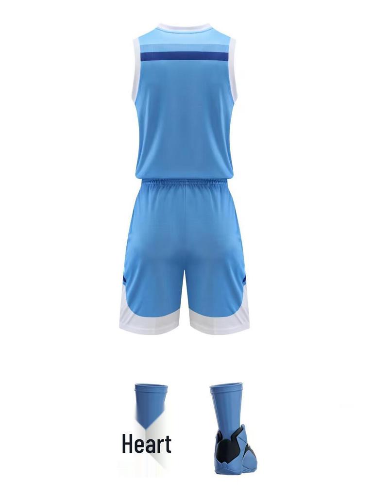 New Style Basketball Team Uniform Set: Customized Training Jerseys for Men and Women