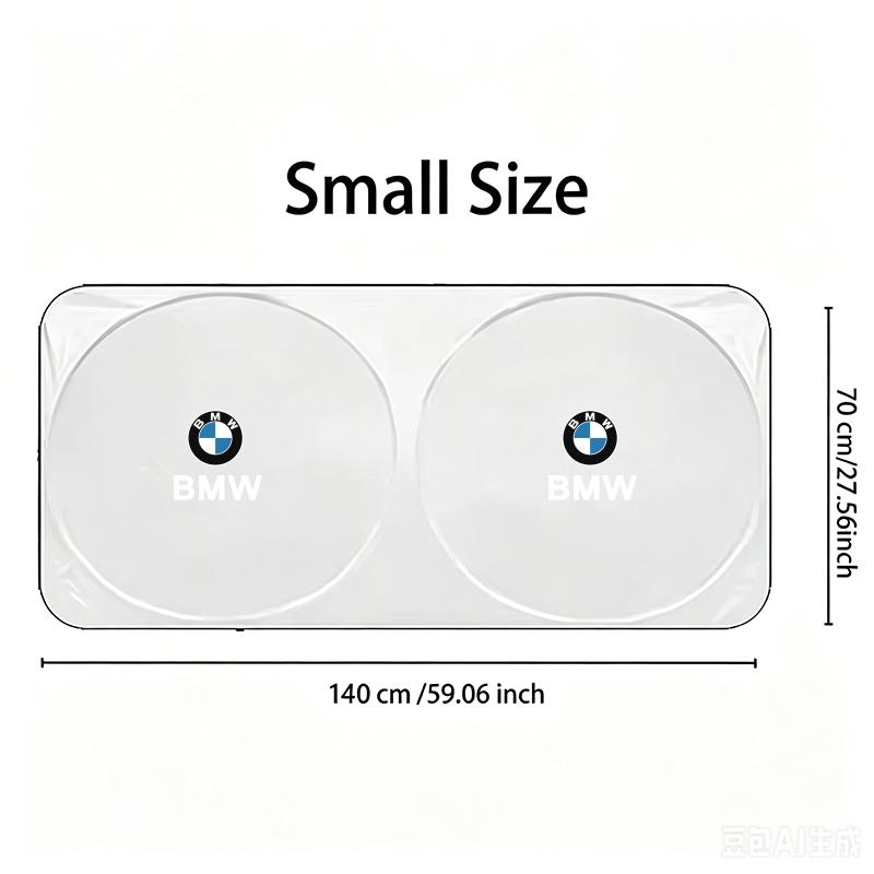 Car Windshield Sun Shade Visor UV Protection Shield For For BMW X5 E70 E53 X1 E84 F48 X3 F25 E83 X6 E71 E30 X7 X4 F26 / Sticker RN2