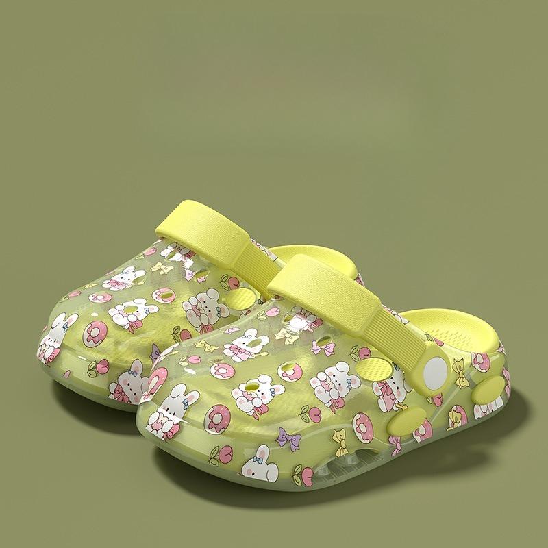 Summer New Kids Closed Toe Clogs Unisex Children Sandals Toddler Big Kids Indoor Outdoor Beach Slides for Boys Girls