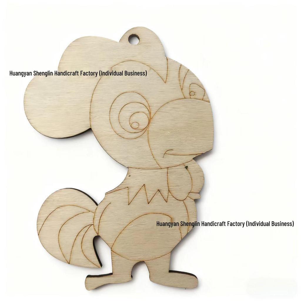 Unfinished Wood Zodiac Shape Ornaments for Festivals