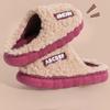2024 Warm Plush Winter Shoes Women Men Indoor Slippers Letter Anti-slip Soft Fur Couple Home Floor Cotton Slipper House Shoes