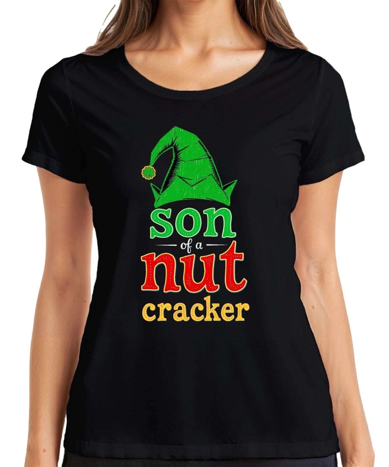 Weihnachtswichtel Elf Mütze son of a nutcracker lustig Geschenk Damen T-Shirt L