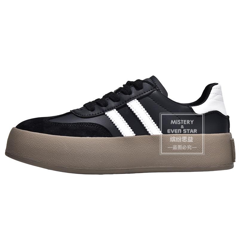 

Autumn new casual sports board shoes versatile platform white shoes 1119 40 чёрный