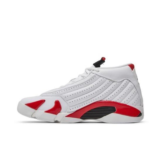 

Air Jordan 14 Retro Mid GS Candy Cane 2019 Ретро Кроссовки 487524-100 EU 37.5 красный/белый