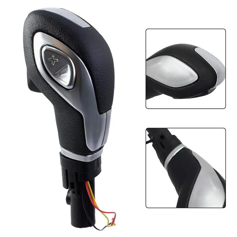 Direct Replacement Shifter Lever Car Upgrade Vehicle Accessory ABS Material Black And Silver Easy tallation For Ford Fiesta