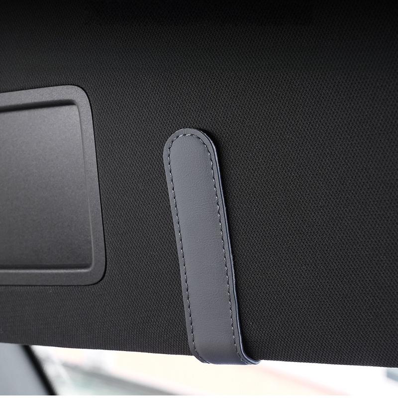 1Pcs Car Sun Visor Glass Storage Car Interior Supplies Auto Glasses Holder Car Ticket Sunglasses Holder