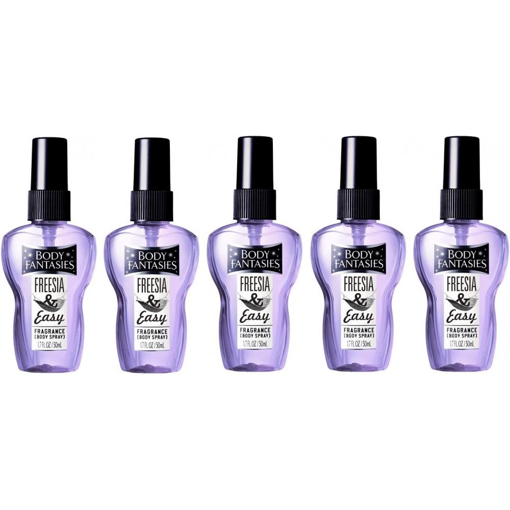 

BODY FANTASIES BODY FANTASIES FREESIA & EASY, набор из 5 бутылочек, 50 мл