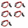 5PCS Car 2Pin Way Wiring Quick Connect Disconnect 18 Gauge Harness SAE Connector