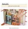 DIY Handcrafted Miniature Jenny's Flower House Model - Christmas Ornament Toy Gift