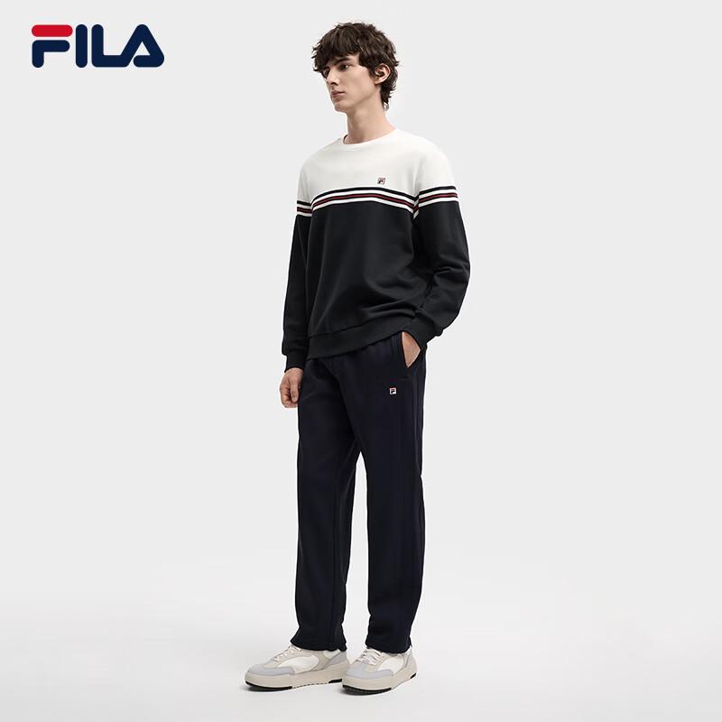 FILA Men's Crew Neck Pullover Sweatshirt