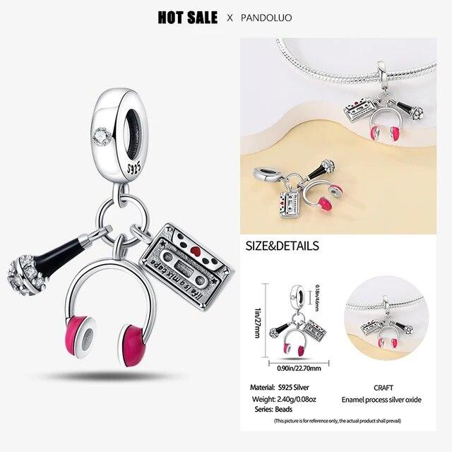 Charms 925 Original FitNew 925 Original Charm Bracelet Women 925 Silver Pendant Beads DIY Jewelry Gift