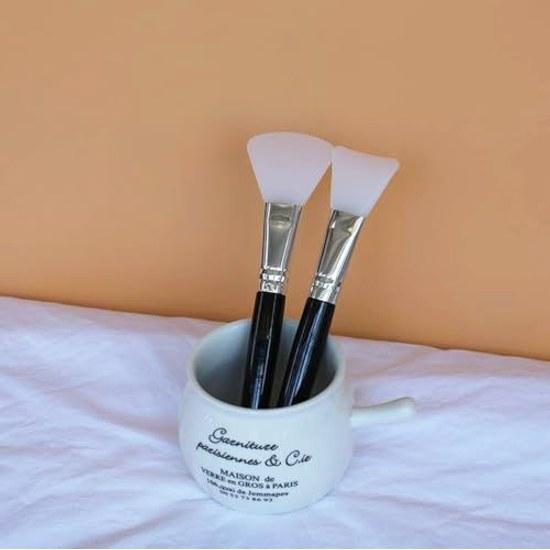 Mask Brushsilicone brushDIY Beauty Toolsilicone Mud Brushface Careeven Applicationcleanwater Washablemulti-functionalmakeup Brush (white)