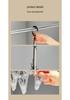 Wall-Mounted Clothes Drying Rack with Suction Cups for Socks and Underwear
