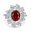 Lindon Classic 925 Sterling Silver Zircon Ring Ladies Jewelry Wedding Promise Party Gift