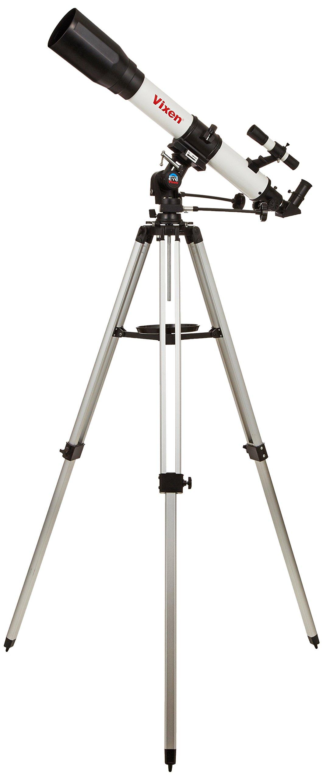 

Vixen SpaceEye 700 Refractor Telescope, 70mm Aperture, 700mm Focal Length, Equatorial Mount, Model 32754