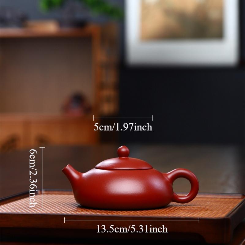 

Yixing Dahongpao Purple Clay Pot Ball Hole Small Capacity Teapot Household Chinese Plum Blossom Teapot Chinese Tea Accessories